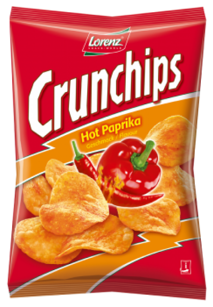 Lorenz Crunchips Hot Paprika